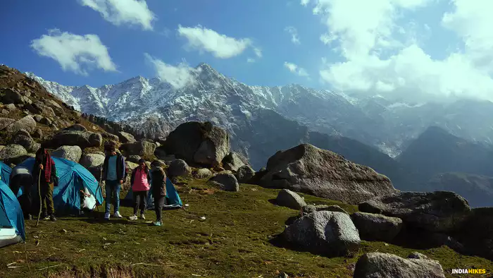 Triund trek trail
